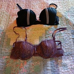 Lot of 2 Victoria's secret bras 36c